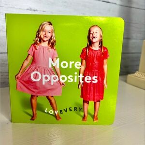 Montessori Lovevery Book More Opposites